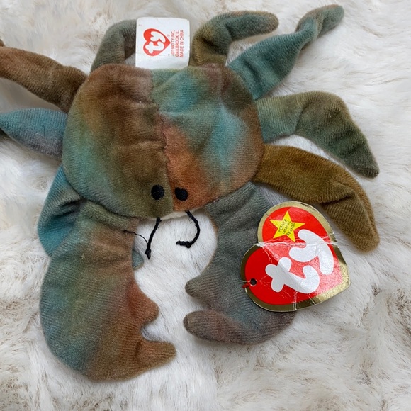 Beanie Baby Lot Pinchers, Fleece, and Batty (regular) Claude and Clipper (teeny) - Picture 16 of 16